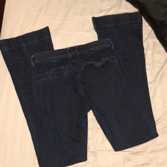 Express Jeans Slim Flare Mid-Rise Size 4 EUC - Picture 4 of 6